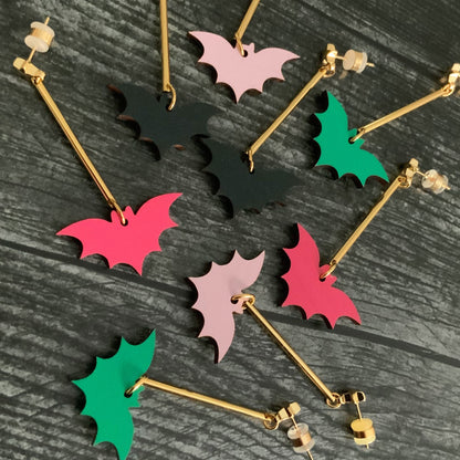 BAT DROP EARRINGS