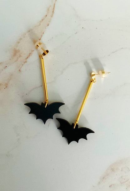BAT DROP EARRINGS