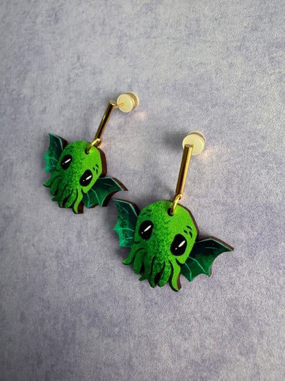 LIL' CTHULHU EARRINGS
