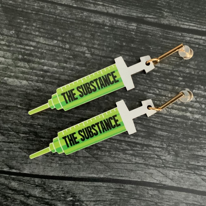 SYRINGE EARRINGS