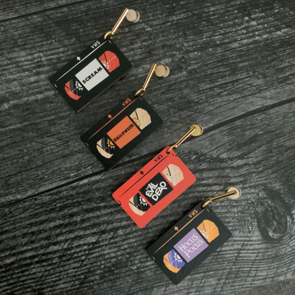 SPOOKY VHS TAPE EARRINGS